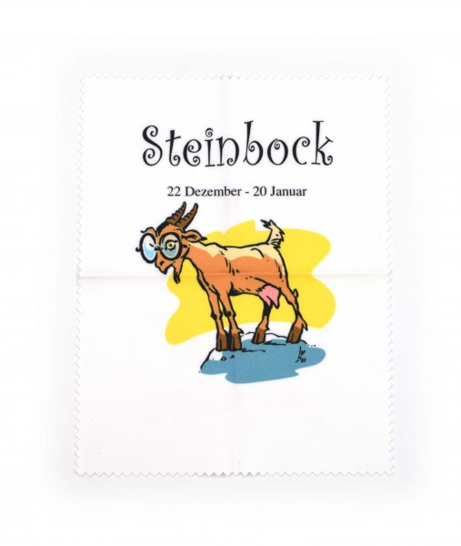 Microfasertuch mit Motiv Sternzeichen Steinbock